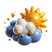 beautiful rustic Bright Sunbeam Through Clouds Cutout Element high resolution png