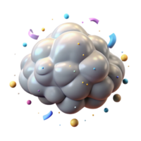 impressive abstract Detailed Cloud with High Altitude Perspective original png