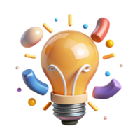 dramatic artistic Bright Idea Lightbulb Collaboration Symbol Transparent high resolution png