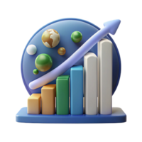 wonderful abstract Climate Change Bar Graph Downward Trend Isolated high resolution png
