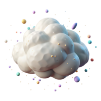 beautiful abstract Cloud Texture Soft White Transparent Background original png