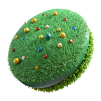 extraordinary minimalist Green Grass Texture Top View Isolated Element authentic png