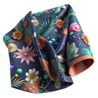 extraordinary rustic Printed Fabric with Floral Pattern Transparent Background original png