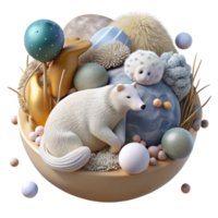 serene minimalist Protecting Hibernating Animals Worldwide Cutout Soft Focus genuine png