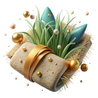 wonderful artistic Realistic Illustration of Damaged Seaweed Transparent Background genuine png