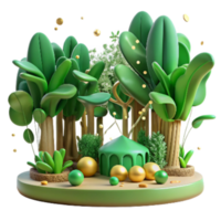 stunning contemporary Mangrove Forest Background Cutout Green Hues png