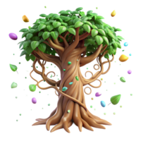 extraordinary rustic Kudzu Vine Smothering Tree Cutout on Transparent Background high resolution png