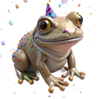 elegant modern Nocturnal Frog Blinded by Artificial Light Isolated genuine png