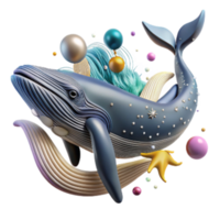 impressive contemporary Humpback Whale Song Visualization with Noise Interference Transparent Background png