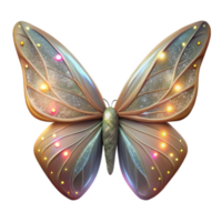 extraordinary minimalist Moth Wings Illuminated by Artificial Light Transparent Background premium png