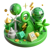 extraordinary abstract Green Energy Symbols Cutout high resolution png