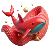 wonderful rustic Red Sonar Waves Interfering with Whale Song Transparent Background high resolution png