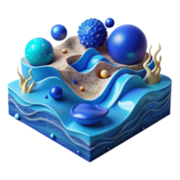impressive traditional Ocean Salinity Level Illustration Blue Transparent Cutout high resolution png