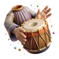 wonderful classic Indian Tabla Player Close Up Hand Position Transparent high quality png