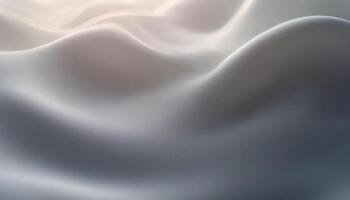 White satin fabric gently flowing with elegant waves, revealing luxurious soft curves and shimmering light, casting sensual shadows and creating dynamic movement video