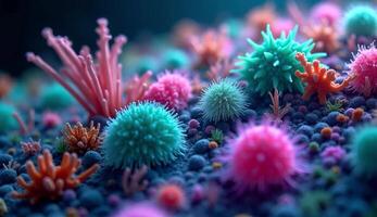 Beautifully detailed coral garden showcases bright, colorful marine plants and life forms, creating a mesmerizing underwater scene full of texture and color video