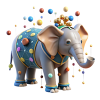 magnificent artistic Machine Learning Predicting Elephant Migration Path Precise Data Transparent Background premium png