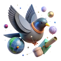 elegant modern Radar Detecting Bird Movement in Real Time Accurate Tracking Transparent original png