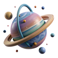 wonderful abstract Planet Rotation Animation Cutout with Spinning Motion authentic png