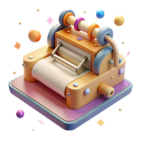 wonderful artistic Perfect Binding Machine Glue Applicator Cutout authentic png