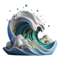 stunning rustic Ocean Waves Crashing on Shore Dynamic Angle Cutout genuine png