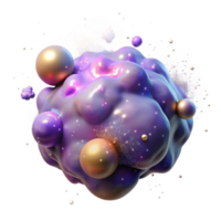 dramatic vintage Nebula Glow Effect Isolated with Soft Light authentic png