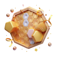 wonderful classic Honeycomb Pattern Background Transparent Background genuine png