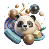 beautiful rustic Panda Sperm Collection for Conservation Transparent Background original png