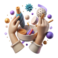 extraordinary classic Local Artisan Demonstrating Craft Isolated Skilled Hands premium png