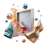 serene modern Perspective View Storyboard Frame Transparent Background professional png