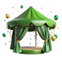 wonderful minimalist Green Canopy Aerial View Transparent Background authentic png