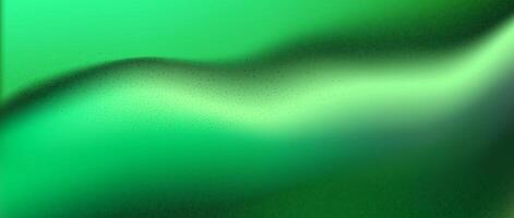 Green abstract background with a wave pattern vector