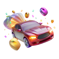 extraordinary minimalist Motion Blurred Car Headlights Transparent Background original png