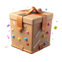 impressive minimalist Printed Cardboard Box with Label Transparent Background high resolution png