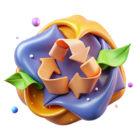 extraordinary traditional Reduce Reuse Recycle Symbol Cutout Isolated high resolution png