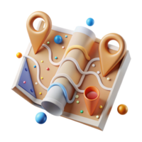 magnificent modern Map with Migration Path Highlighted Transparent Background premium png
