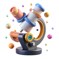 magnificent creative Microscope Lens Close Up View Isolated on White original png