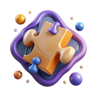 magnífico vintage enigma peça símbolo isolado com intertravamento arestas exclusivo png