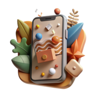 dramatic rustic Mobile App for Wildlife Identification Cutout Front View exclusive png