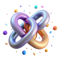 impressive artistic Linked Hands Chain Strength Symbol Isolated high resolution png