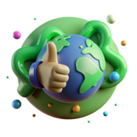 impressive creative Green Thumbs Up Icon Simple Design Cutout Element png