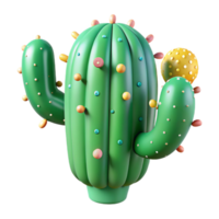 dramatic classic Light Green Cactus Prickly Texture Cutout on Transparent Background high resolution png