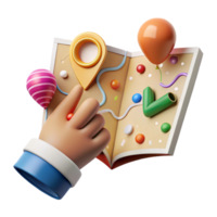 extraordinary rustic Hand Pointing to Location on Map Transparent Background detailed png