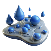 extraordinary traditional Raindrops Falling on River Transparent Background Ripple Effect high quality png