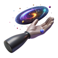 dramatic traditional Milky Way Galaxy Arm Isolated on Transparent Background original png