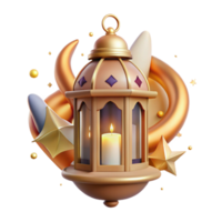 wonderful minimalist Ramadan Lantern Intricate Design Transparent Background high resolution png