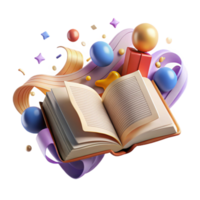 dramatic abstract Dictionary Open to a Specific Word Isolated Element original png