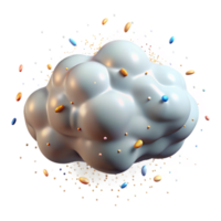 impressive vintage Isolated Stratus Cloud with Smooth Texture high quality png