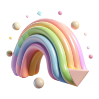 magnificent traditional Pastel Rainbow Stripe Pattern Transparent Background png