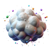 beautiful vintage Realistic Cloud with High Resolution Texture Isolated high resolution png